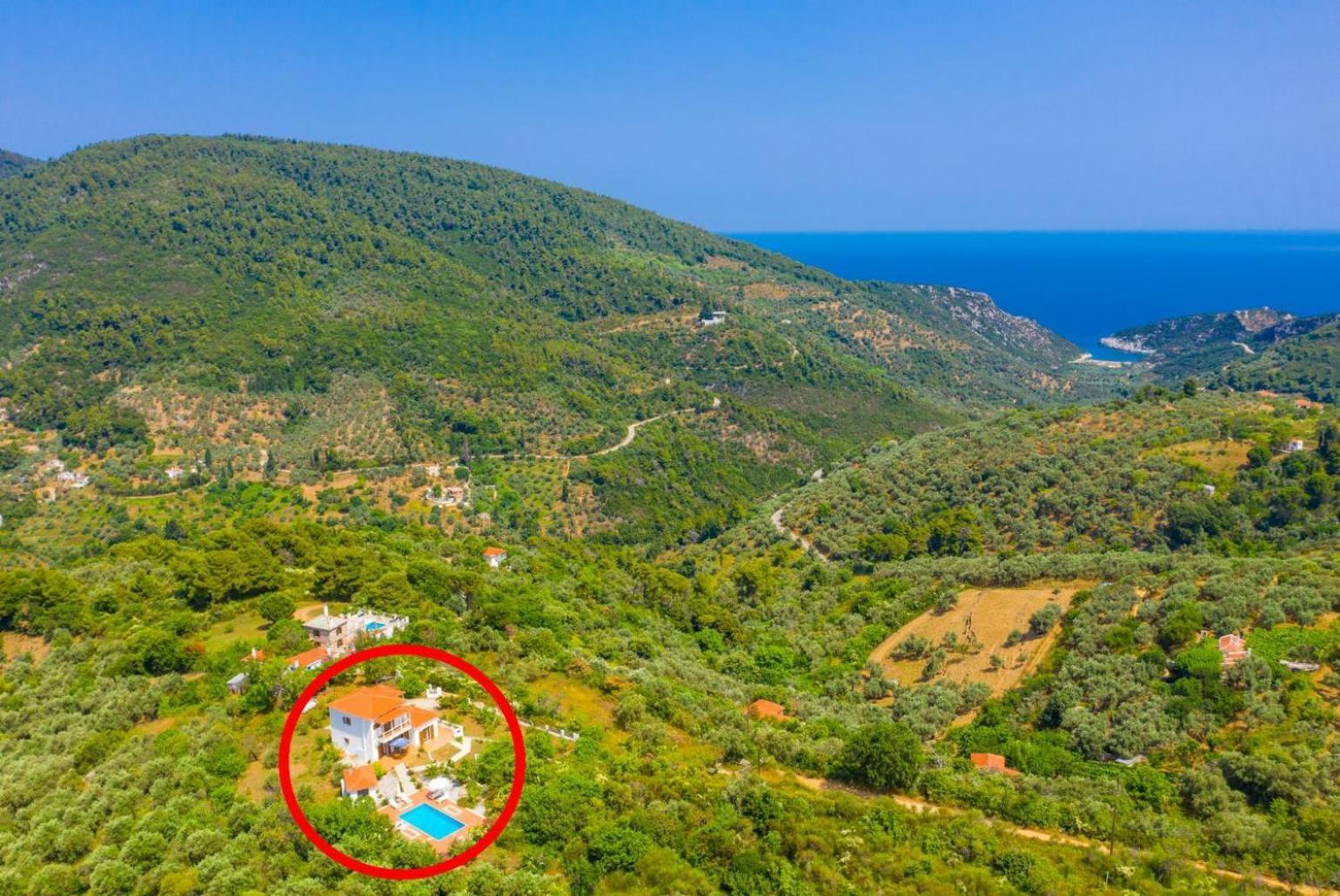 Villa Glafki Panormos  Екстер'єр фото